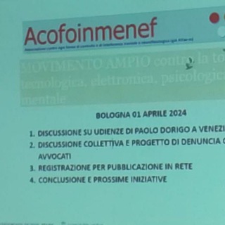 Логотип @movimentoampio - Movimento ampio contro le torture tecnologiche