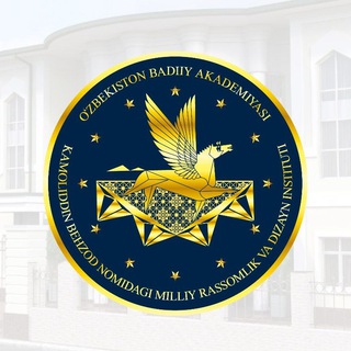 Логотип @mrdi24yangiliklar - Milliy rassomlik va dizayn instituti | RASMIY |