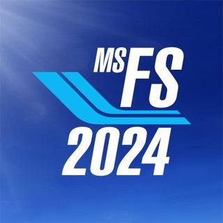 Логотип @msfs2020 - Microsoft Flight Simulator