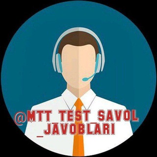 Логотип @mtt_test_savol_javoblari - MTT TEST SAVOL JAVOBLARI