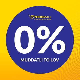Логотип @muddatli_zoodmall - 0% MUDDATLI TO'LOV | 0% РАССРОЧКА ZOODMALL