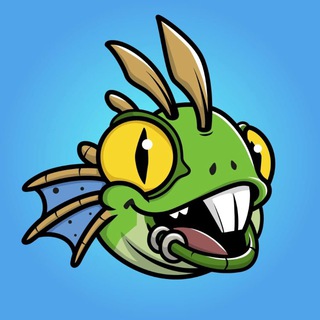 Логотип @murlocru - Мурлок