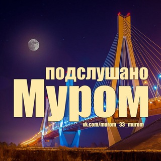 Логотип @murom_pm33 - Подслушано Муром [ПМ]