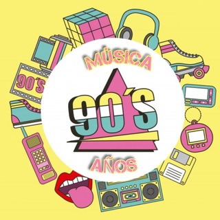 Логотип @musicadelos90s - Música años 90's