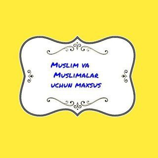 Логотип @muslimvamuslimalaruchunmaxsus - Sahobalar hayoti