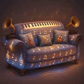 Логотип @muz_divan - Чат музыкального дивана