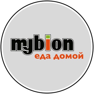 Логотип @mybioneda - Еда домой. Mybion