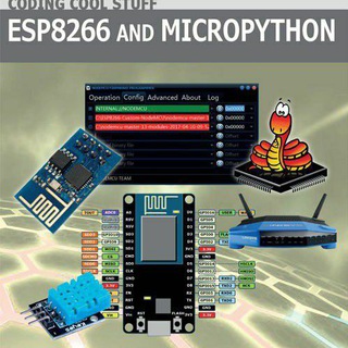 Логотип @mycropython - 🇪🇸 MicroPython💻🐍📡🕹 https://github.com/activeceron