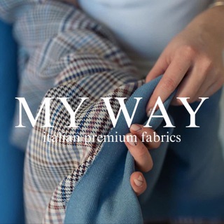 Логотип @myway_tkani - Итальянские ткани My way