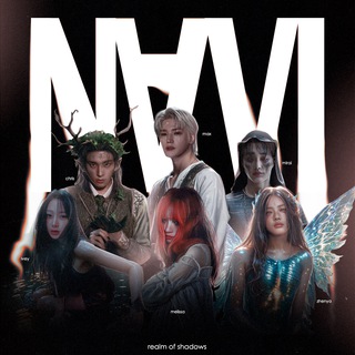 Логотип @navirealm - ㅤ 𝗡Ɐ𝗩𝗜: realm of shadows