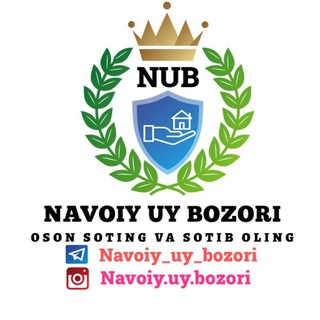 Логотип @navoiy_uy_bozori - NAVOIY UY BOZORI 🏠