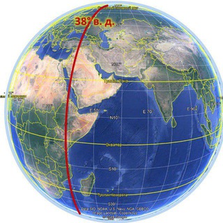 Логотип @neglinka78 - "38 Меридиан"