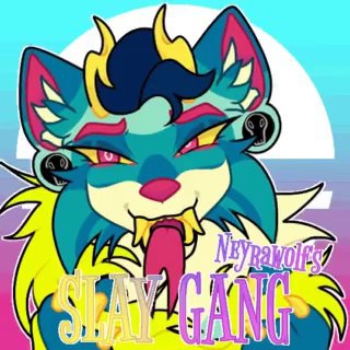 Логотип @neyrawo1f - NEYRAWOLF’S SLAY GANG WALL