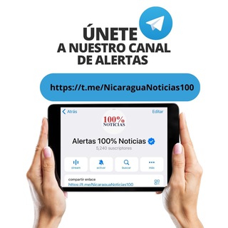 Логотип @nicaraguanoticias100 - Alertas 100% Noticias