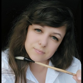 Логотип @nkomova_art - Весёлая художница