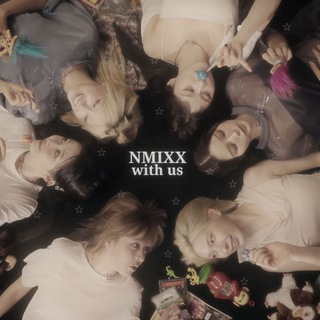 Логотип @nmixx_news - NMIXX with us 🖤