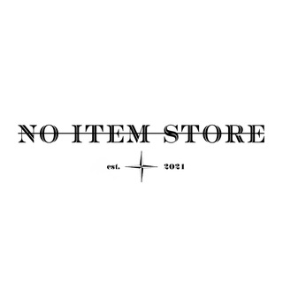 Логотип @noitemstore - × NO ITEM STORE ×