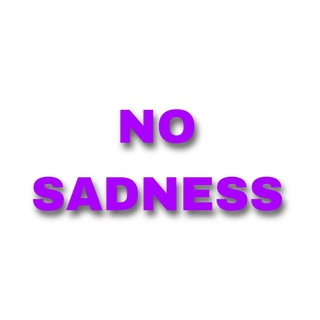 Логотип @nosadnesst - NO SADNESS