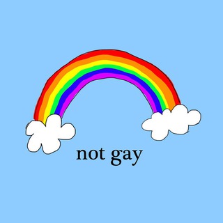 Логотип @notgayok - NOT GAY