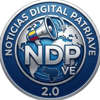 Логотип @noticiasdigitalpatriave - 🇻🇪🌏𝐍𝐨𝐭𝐢𝐜𝐢𝐚𝐬 𝐃𝐢𝐠𝐢𝐭𝐚𝐥 𝐏𝐚𝐭𝐫𝐢𝐚𝐕𝐞🌏🇻🇪
