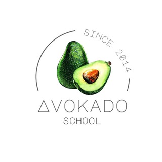 Логотип @nou_avokado_school - AVOKADO SCHOOL