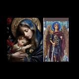 Логотип @nuestraluchaa - † NUESTRA LUCHA ☧ (por el Triunfo del Inmaculado Corazón de María)