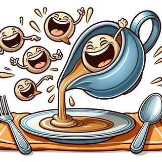 Логотип @nyam_nyam_nyamka - Анекдоты с подливой