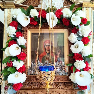 Логотип @obitel_znamenia_krim - ОБИТЕЛЬ 🔹ЗНАМЕНИЕ🔹