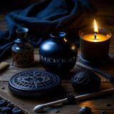 Логотип @occultbwmagic - Черная и белая магия.