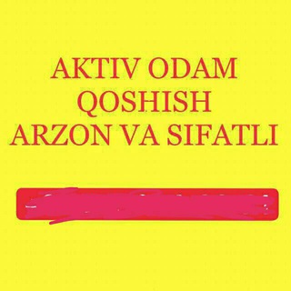 Логотип @odam_qoshish_gruppa - ODAM QO'SHISH GRUPPASI