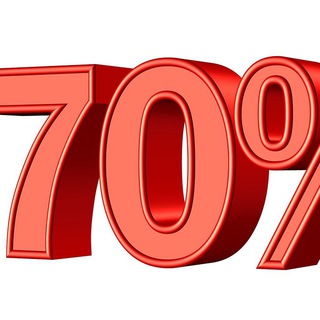 Логотип @ofertas70 - 🛍 Ofertas 70%: Todas las ofertas que buscas con 70% de descuento o más!
