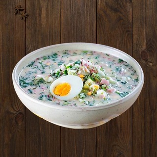 Логотип @okroshka_na_belom - Окрошка на белом квасе