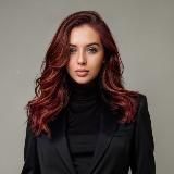 Логотип @oksanaredfox - Красная Женщина