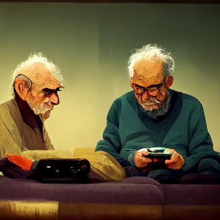 Логотип @oldmengames - Игры стариков