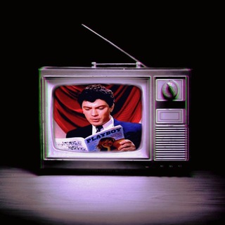 Логотип @oldtvru - Эффект старого телевизора