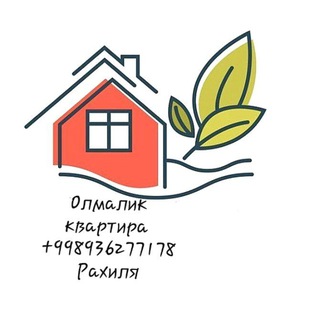 Логотип @olmaliqaholisi - Олмалик ИЖАРА ва СОТУВ квартиралар