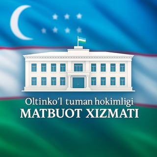 Логотип @oltin_press - OLTINKO’L TUMAN HOKIMLIGI | matbuot xizmati