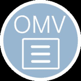 Логотип @omv_es - OpenMediaVault en español