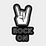 Логотип @on_rock - Рок музыка 🤘 Rock music