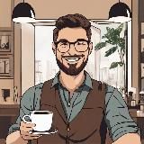 Логотип @onasimple - По кофейку?