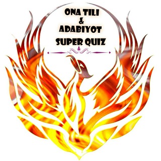 Логотип @onatiliquiztestguruh - Ona tili vA Adabiyot hamda Ingliz tili Super guruh