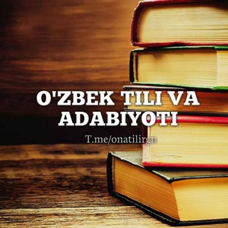 Логотип @onatilirgngr - O‘zbek tili va adabiyoti