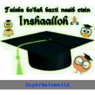 Логотип @online_oliytalim - 👨‍🎓👩‍🎓Super Matematika👩‍🎓👨‍🎓