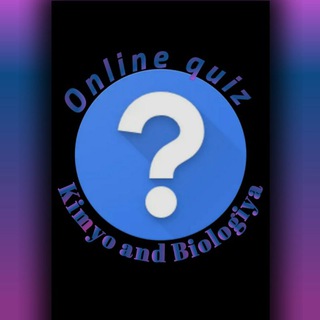 Логотип @online_quiz_kimyo_and_biologiya - Online quiz Kimyo&Biologiya