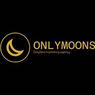 Логотип @onlymoonsagency - ONLYMOONS•Onlyfans Marketing Agency