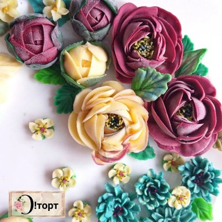 Логотип @ootort - О!торт Кремовая флористика 🌹