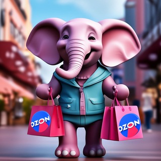 Логотип @oozonslon - Озон Слон / Ozon Slon