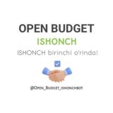 Логотип @open_budget_ishonchbot - OPEN BUDGET | ISHONCH ✅