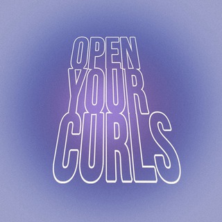 Логотип @openyourcurls_chat - Open Your Curls Chat