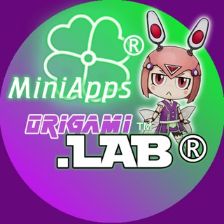 Логотип @origamilab - ORIGAMI™ LAB®🍀 MiniApps
